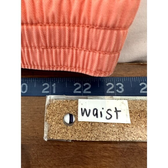 Lane Bryant Orange Pull on Trousers Woman's Size 26/28 Elastic Waist summer - Picture 13 of 16